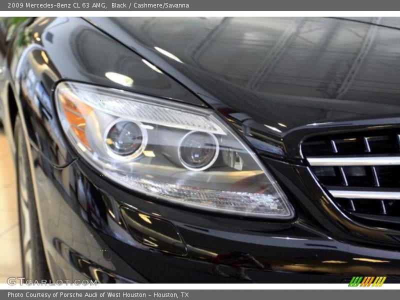 Black / Cashmere/Savanna 2009 Mercedes-Benz CL 63 AMG