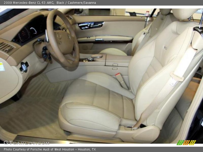 Black / Cashmere/Savanna 2009 Mercedes-Benz CL 63 AMG