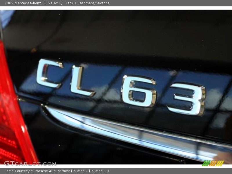 Black / Cashmere/Savanna 2009 Mercedes-Benz CL 63 AMG