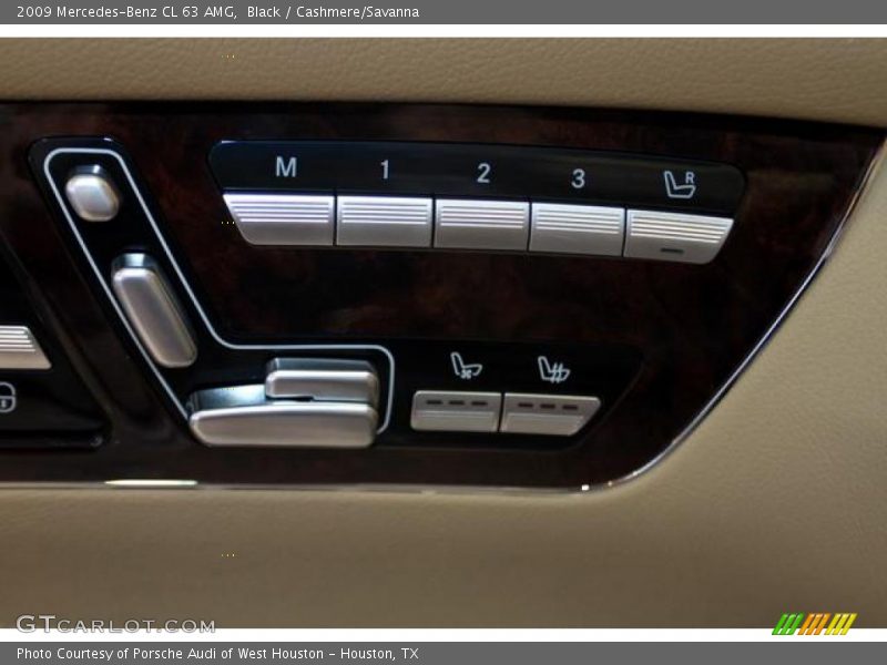 Black / Cashmere/Savanna 2009 Mercedes-Benz CL 63 AMG