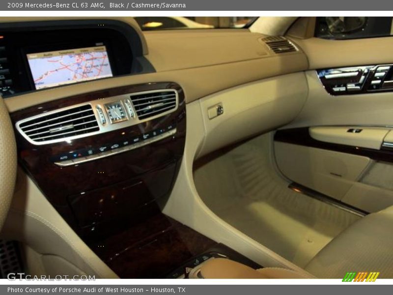 Black / Cashmere/Savanna 2009 Mercedes-Benz CL 63 AMG