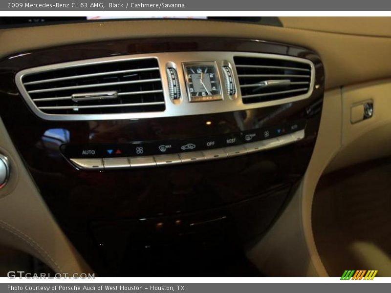 Black / Cashmere/Savanna 2009 Mercedes-Benz CL 63 AMG