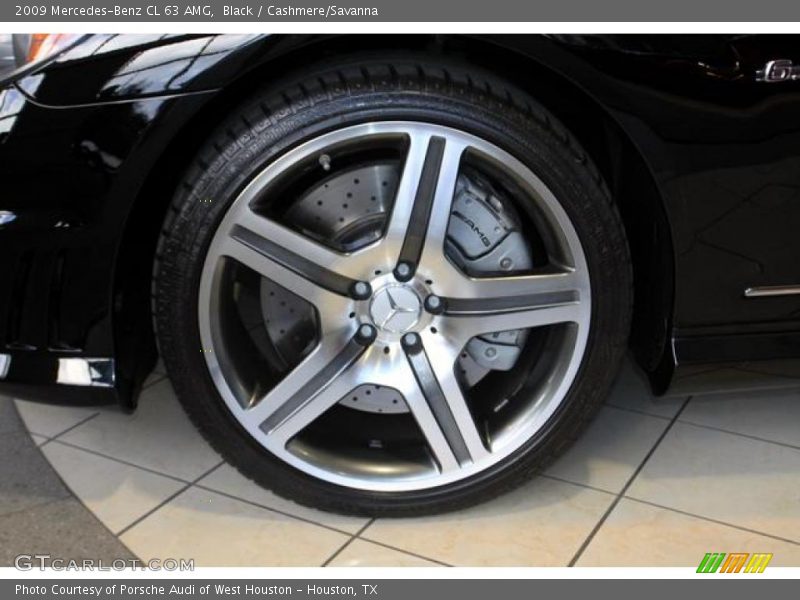 Black / Cashmere/Savanna 2009 Mercedes-Benz CL 63 AMG