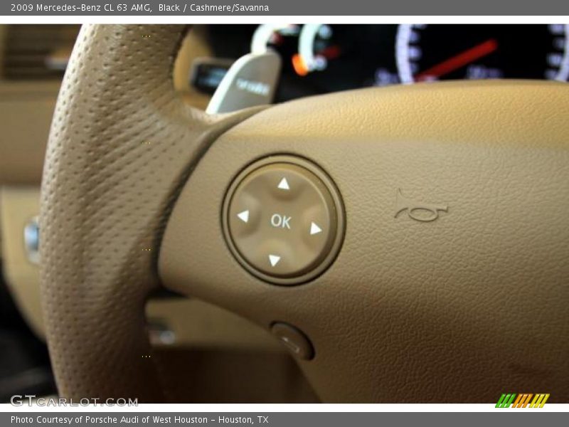 Black / Cashmere/Savanna 2009 Mercedes-Benz CL 63 AMG