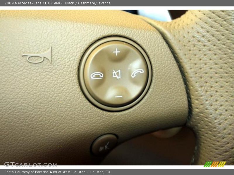 Black / Cashmere/Savanna 2009 Mercedes-Benz CL 63 AMG