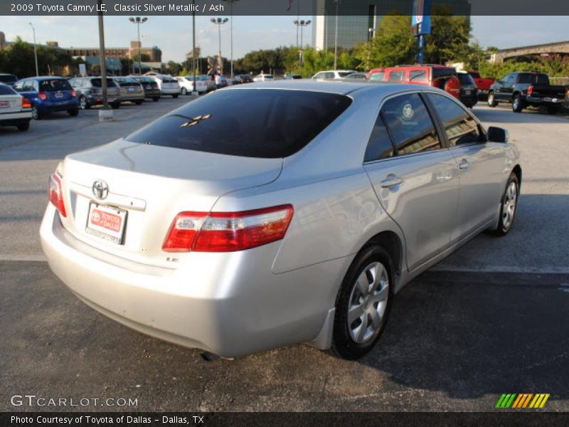 Classic Silver Metallic / Ash 2009 Toyota Camry LE