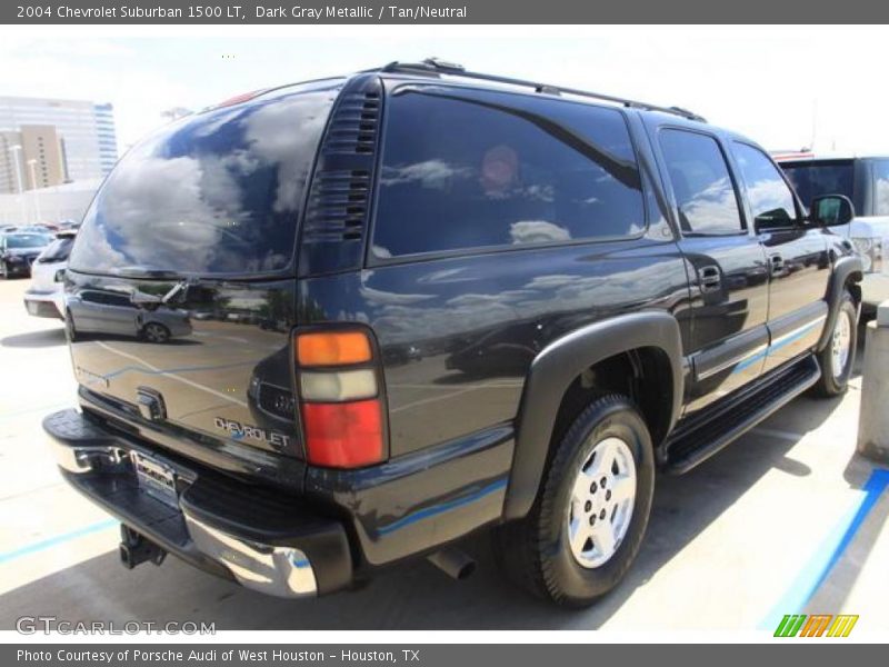 Dark Gray Metallic / Tan/Neutral 2004 Chevrolet Suburban 1500 LT