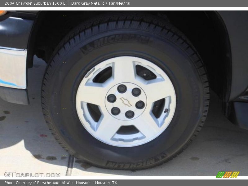 Dark Gray Metallic / Tan/Neutral 2004 Chevrolet Suburban 1500 LT