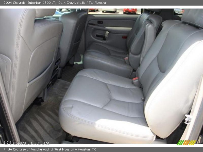Dark Gray Metallic / Tan/Neutral 2004 Chevrolet Suburban 1500 LT