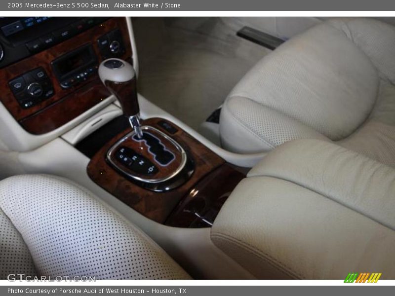 Alabaster White / Stone 2005 Mercedes-Benz S 500 Sedan