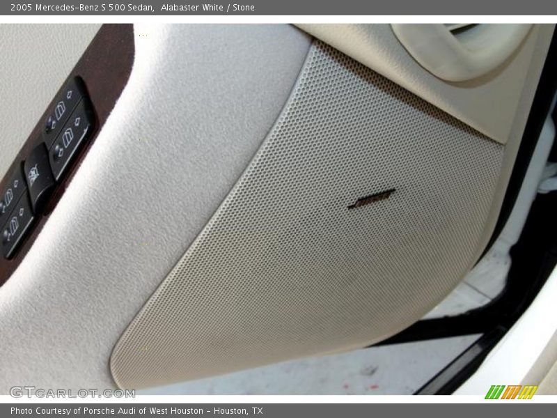 Alabaster White / Stone 2005 Mercedes-Benz S 500 Sedan