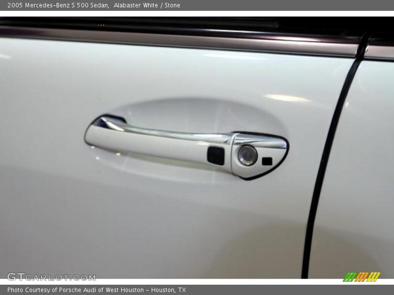 Alabaster White / Stone 2005 Mercedes-Benz S 500 Sedan