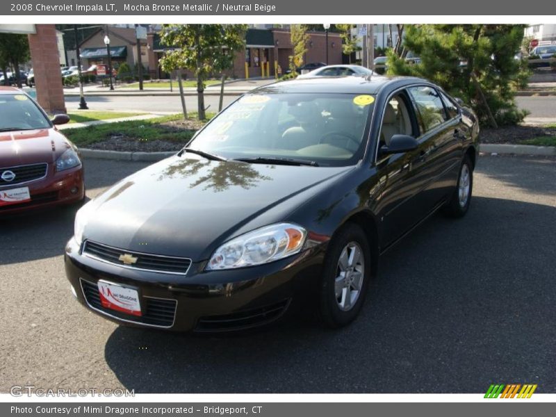 Mocha Bronze Metallic / Neutral Beige 2008 Chevrolet Impala LT