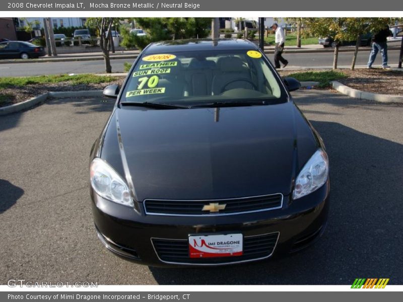 Mocha Bronze Metallic / Neutral Beige 2008 Chevrolet Impala LT