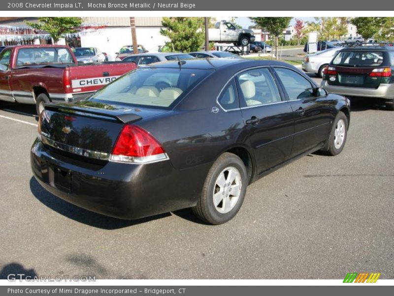 Mocha Bronze Metallic / Neutral Beige 2008 Chevrolet Impala LT