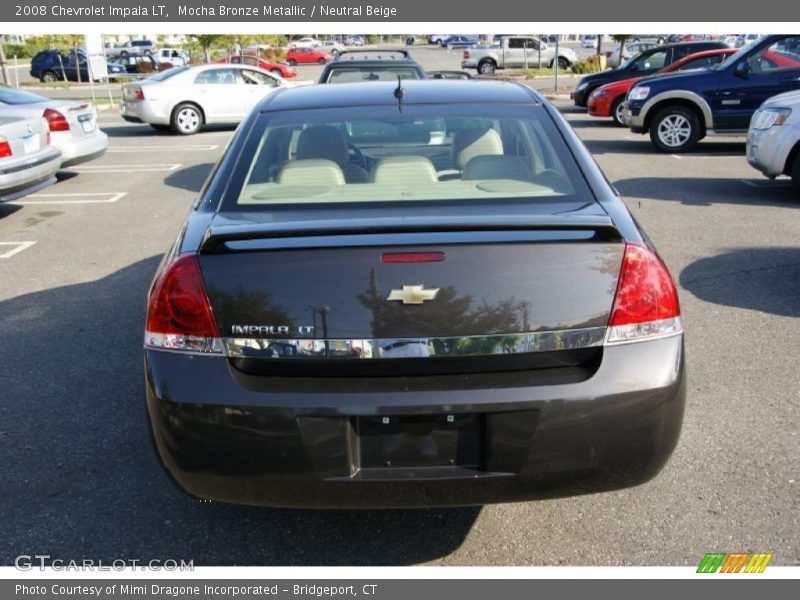 Mocha Bronze Metallic / Neutral Beige 2008 Chevrolet Impala LT