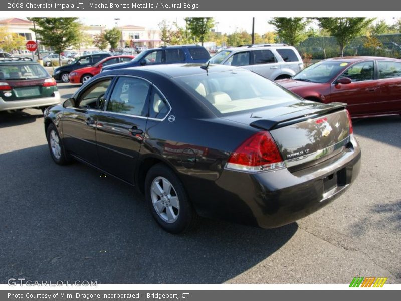 Mocha Bronze Metallic / Neutral Beige 2008 Chevrolet Impala LT