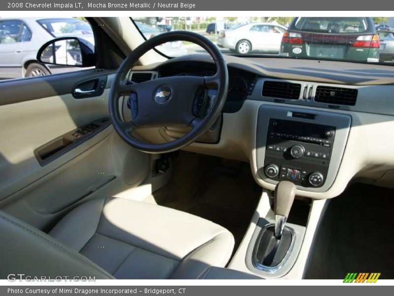 Mocha Bronze Metallic / Neutral Beige 2008 Chevrolet Impala LT