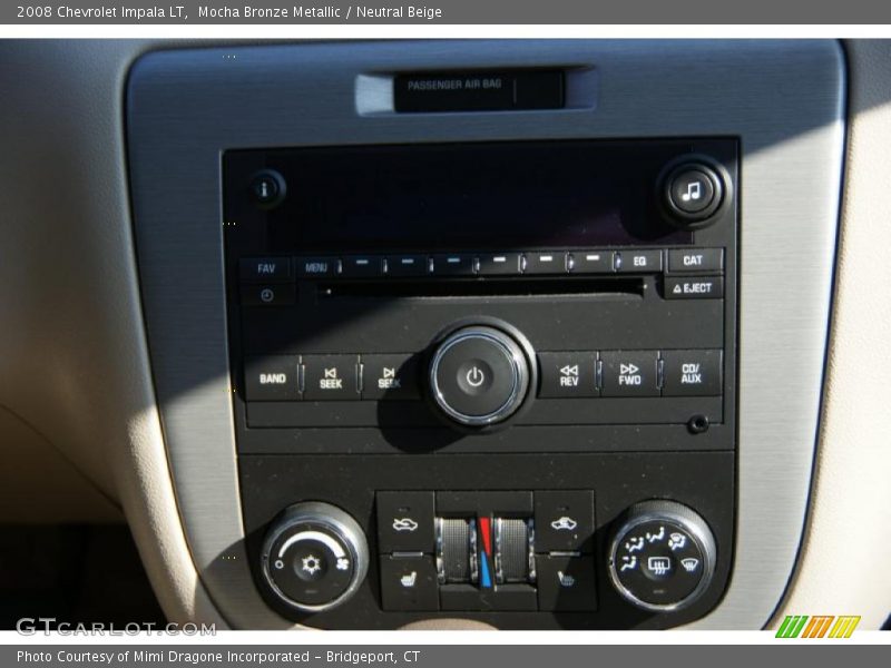 Mocha Bronze Metallic / Neutral Beige 2008 Chevrolet Impala LT