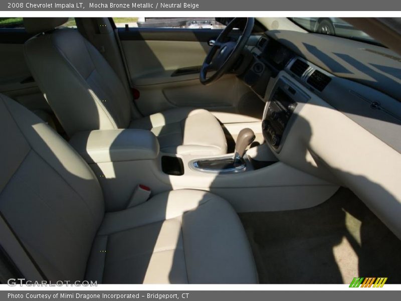 Mocha Bronze Metallic / Neutral Beige 2008 Chevrolet Impala LT
