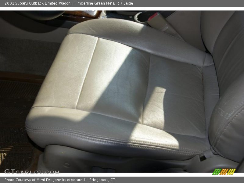 Timberline Green Metallic / Beige 2001 Subaru Outback Limited Wagon