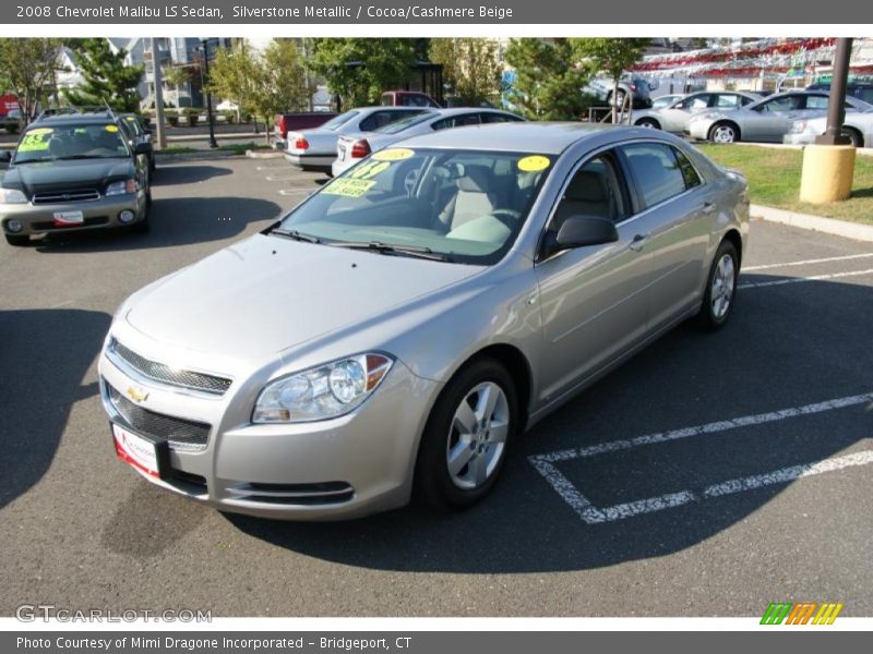 Silverstone Metallic / Cocoa/Cashmere Beige 2008 Chevrolet Malibu LS Sedan