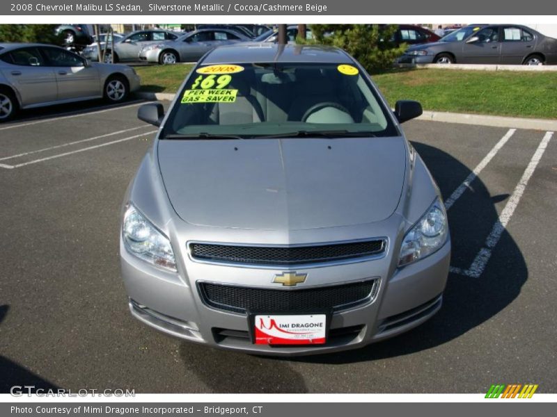 Silverstone Metallic / Cocoa/Cashmere Beige 2008 Chevrolet Malibu LS Sedan