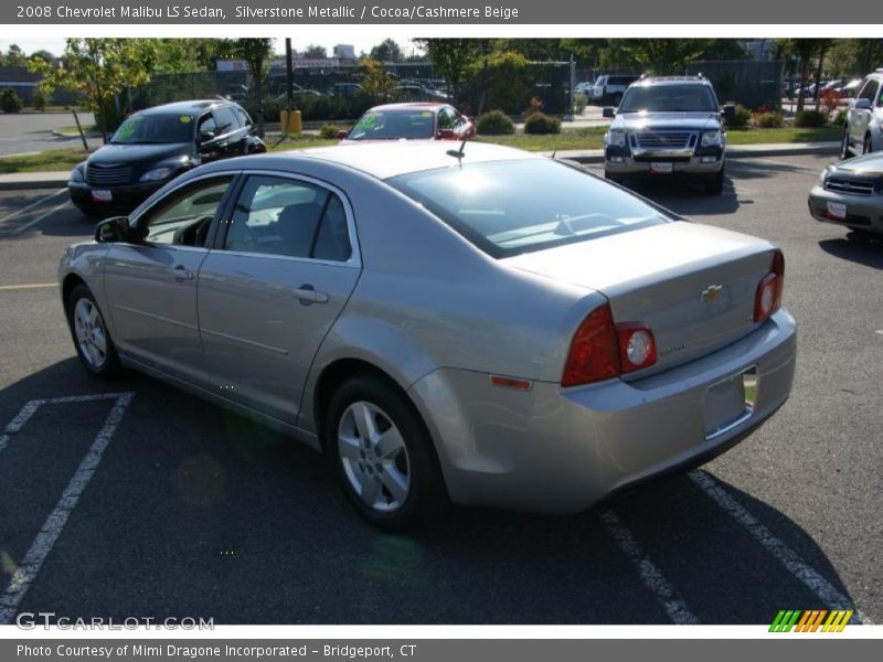 Silverstone Metallic / Cocoa/Cashmere Beige 2008 Chevrolet Malibu LS Sedan