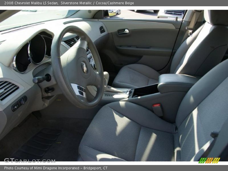 Silverstone Metallic / Cocoa/Cashmere Beige 2008 Chevrolet Malibu LS Sedan