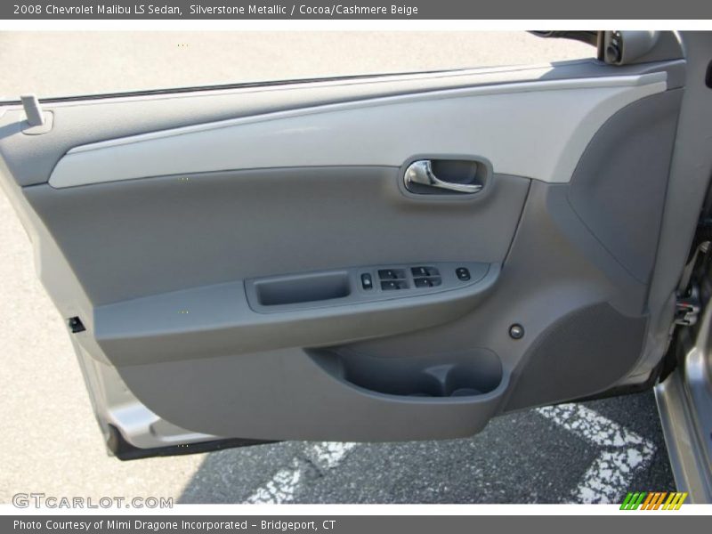 Silverstone Metallic / Cocoa/Cashmere Beige 2008 Chevrolet Malibu LS Sedan