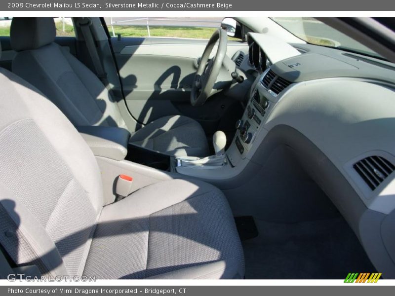 Silverstone Metallic / Cocoa/Cashmere Beige 2008 Chevrolet Malibu LS Sedan