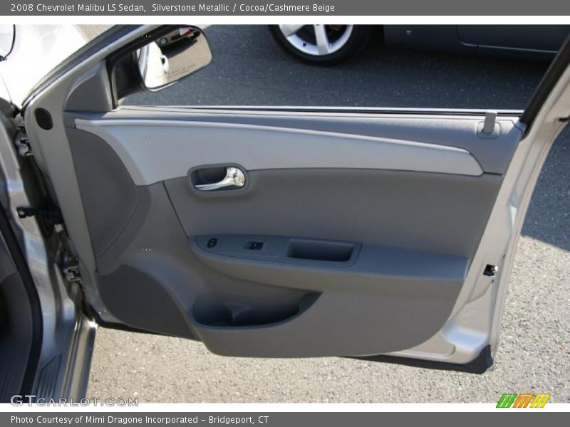 Silverstone Metallic / Cocoa/Cashmere Beige 2008 Chevrolet Malibu LS Sedan