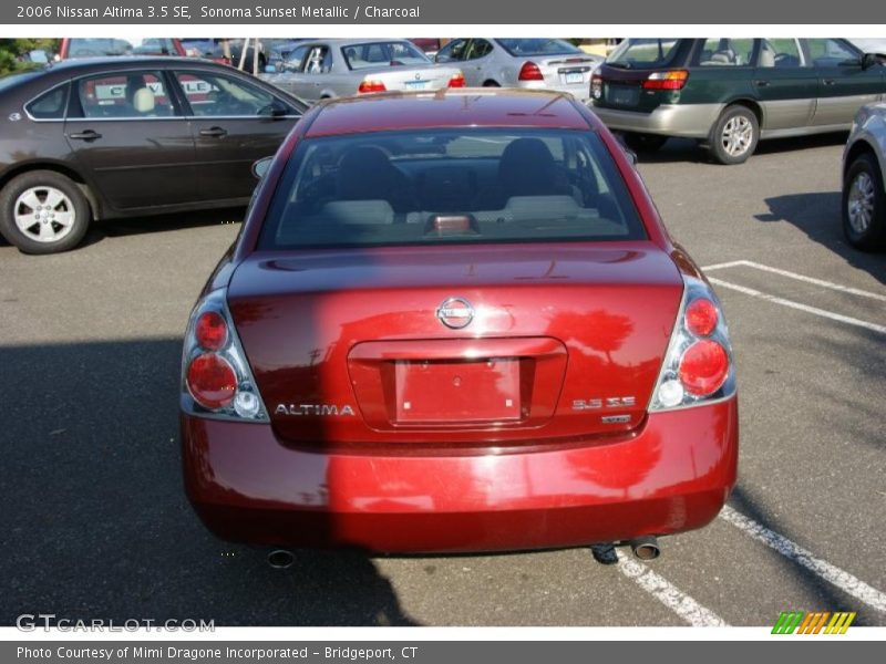 Sonoma Sunset Metallic / Charcoal 2006 Nissan Altima 3.5 SE