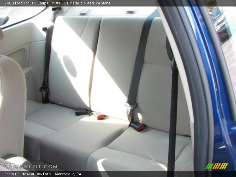 Vista Blue Metallic / Medium Stone 2008 Ford Focus S Coupe