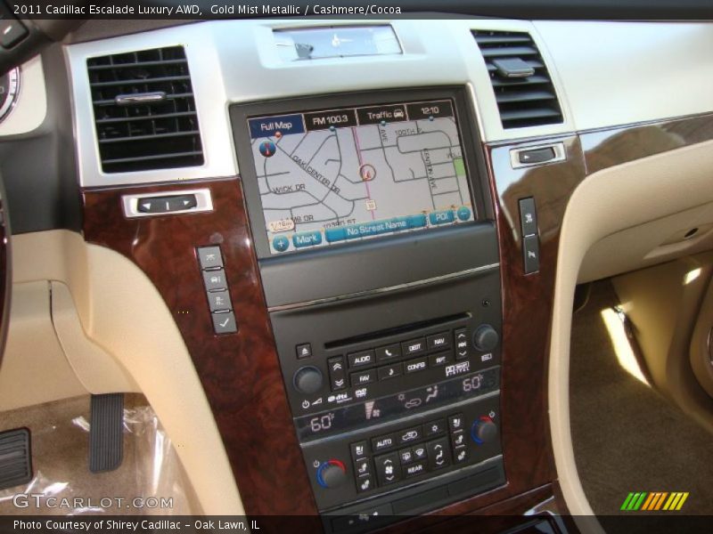Gold Mist Metallic / Cashmere/Cocoa 2011 Cadillac Escalade Luxury AWD