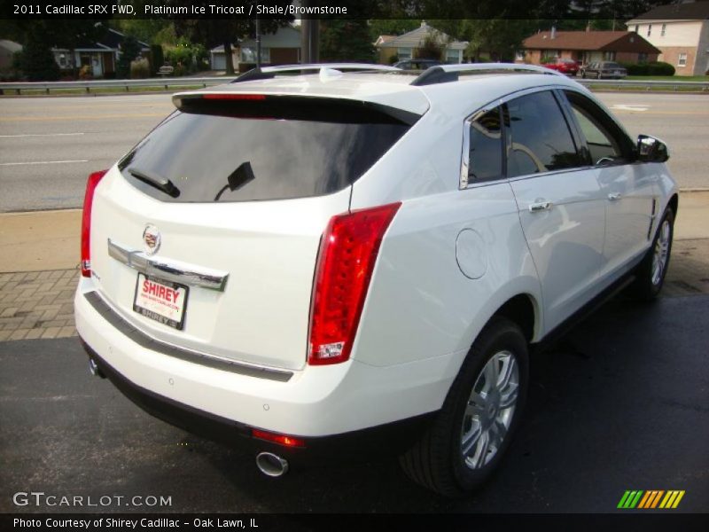 Platinum Ice Tricoat / Shale/Brownstone 2011 Cadillac SRX FWD