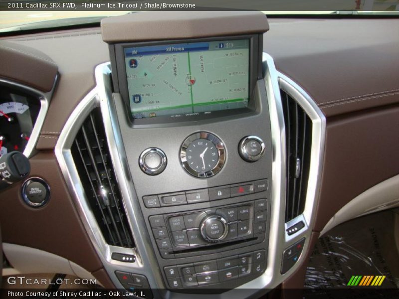 Platinum Ice Tricoat / Shale/Brownstone 2011 Cadillac SRX FWD