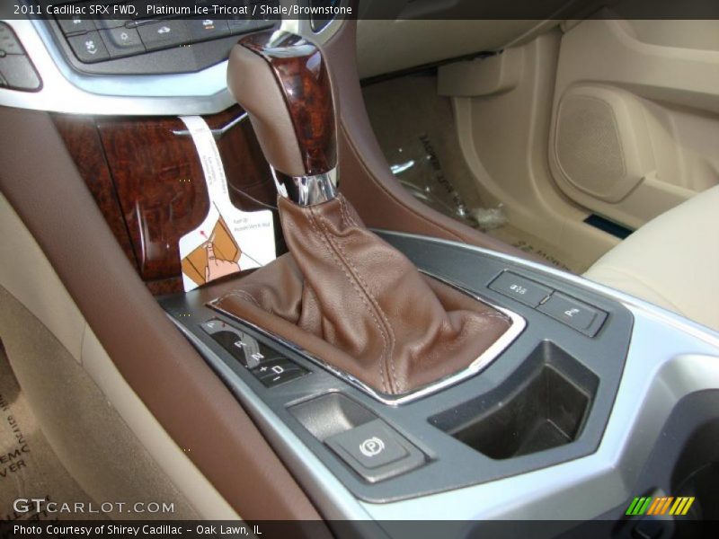 Platinum Ice Tricoat / Shale/Brownstone 2011 Cadillac SRX FWD