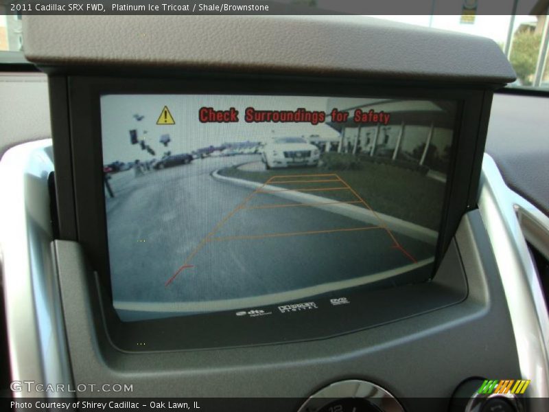 Platinum Ice Tricoat / Shale/Brownstone 2011 Cadillac SRX FWD