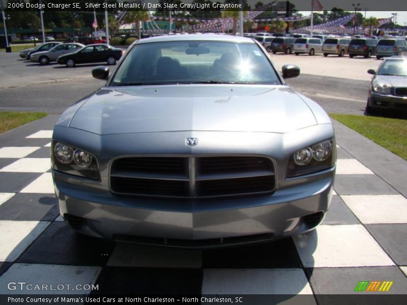 Silver Steel Metallic / Dark Slate Gray/Light Graystone 2006 Dodge Charger SE