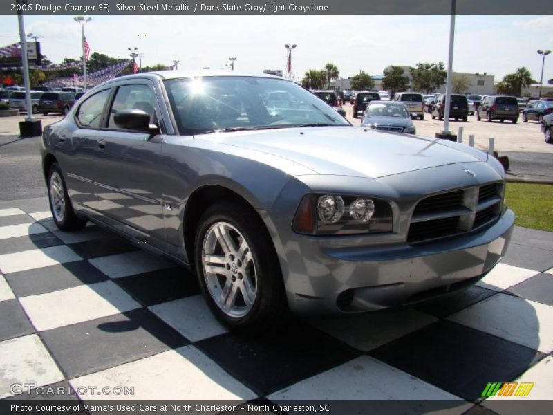 Silver Steel Metallic / Dark Slate Gray/Light Graystone 2006 Dodge Charger SE