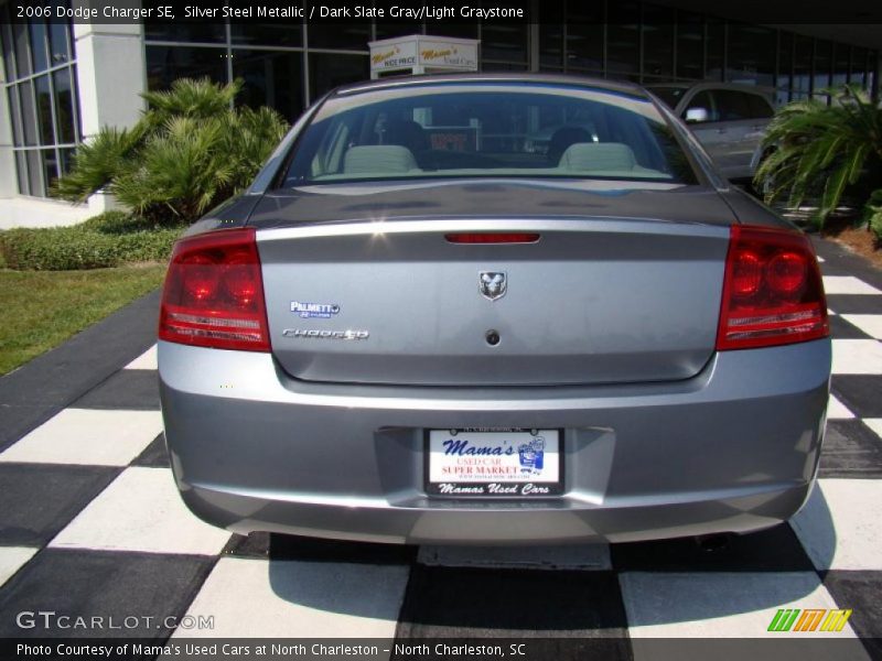 Silver Steel Metallic / Dark Slate Gray/Light Graystone 2006 Dodge Charger SE