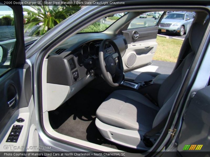 Silver Steel Metallic / Dark Slate Gray/Light Graystone 2006 Dodge Charger SE