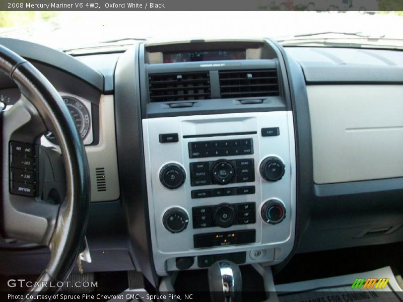 Oxford White / Black 2008 Mercury Mariner V6 4WD