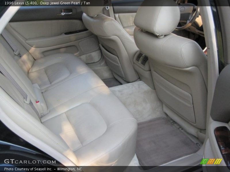 Deep Jewel Green Pearl / Tan 1996 Lexus LS 400
