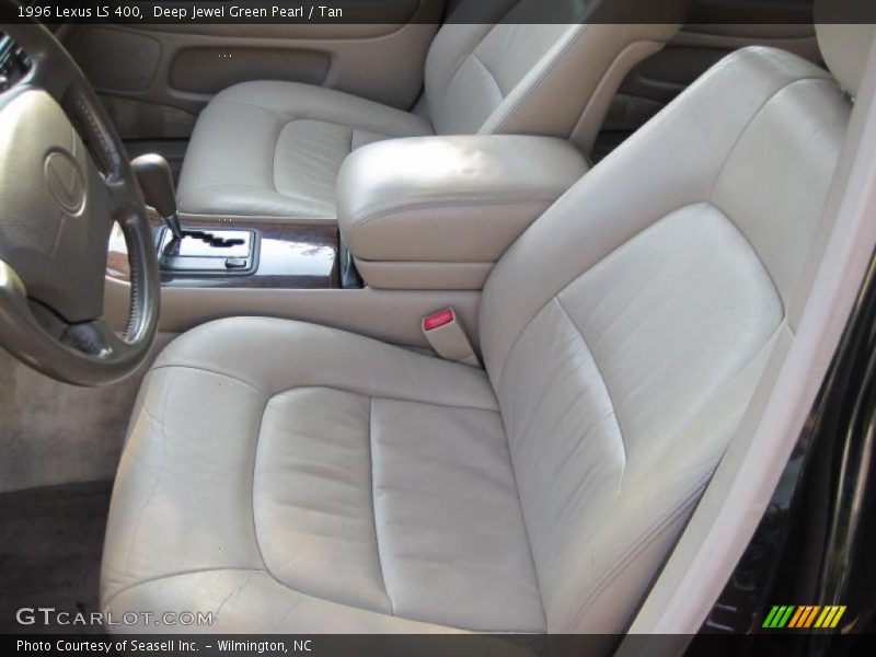 Deep Jewel Green Pearl / Tan 1996 Lexus LS 400