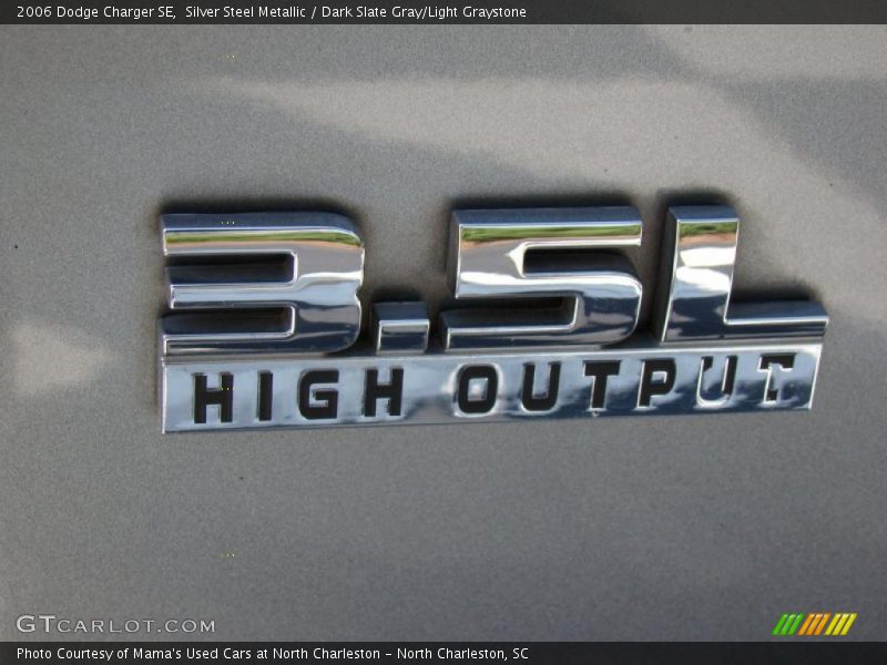 Silver Steel Metallic / Dark Slate Gray/Light Graystone 2006 Dodge Charger SE