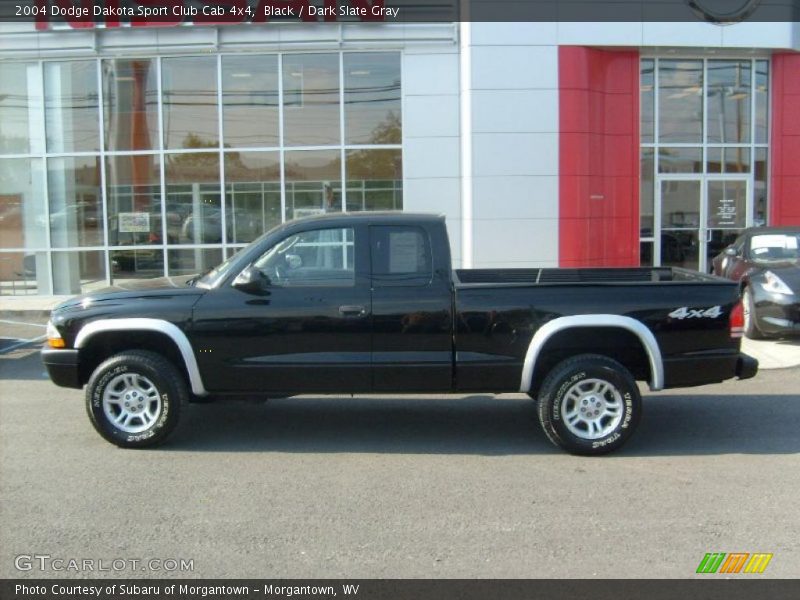 Black / Dark Slate Gray 2004 Dodge Dakota Sport Club Cab 4x4