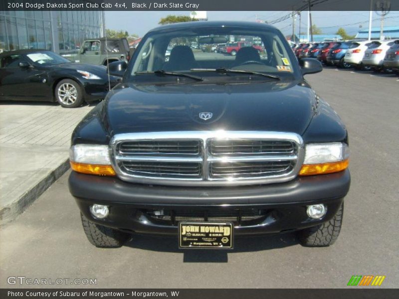 Black / Dark Slate Gray 2004 Dodge Dakota Sport Club Cab 4x4