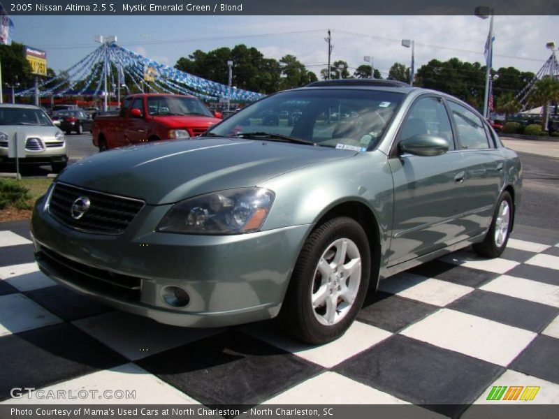Mystic Emerald Green / Blond 2005 Nissan Altima 2.5 S